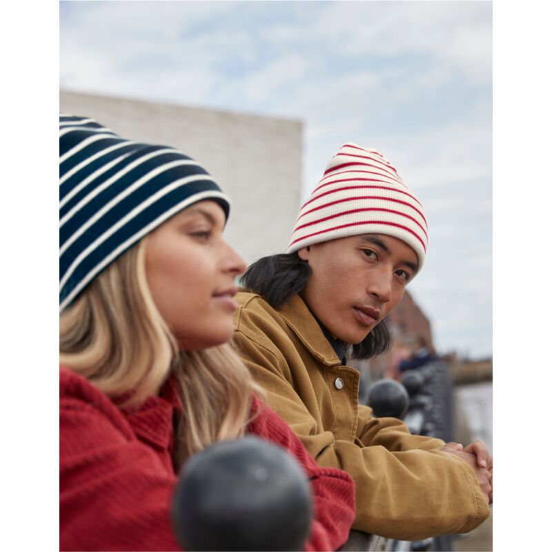 Original Deep Cuffed Striped Beanie Thumbnail