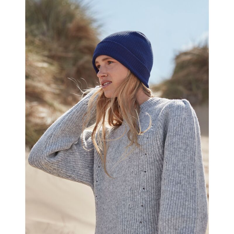Organic Cotton Fine Knit Beanie Thumbnail