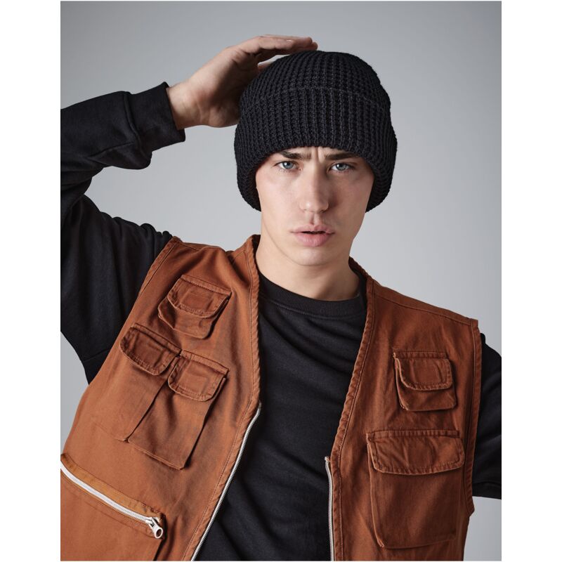 Classic Waffle Knit Beanie Thumbnail