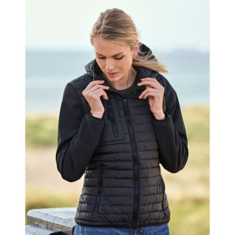 Ladies' Hooded Crossover Jacket Thumbnail