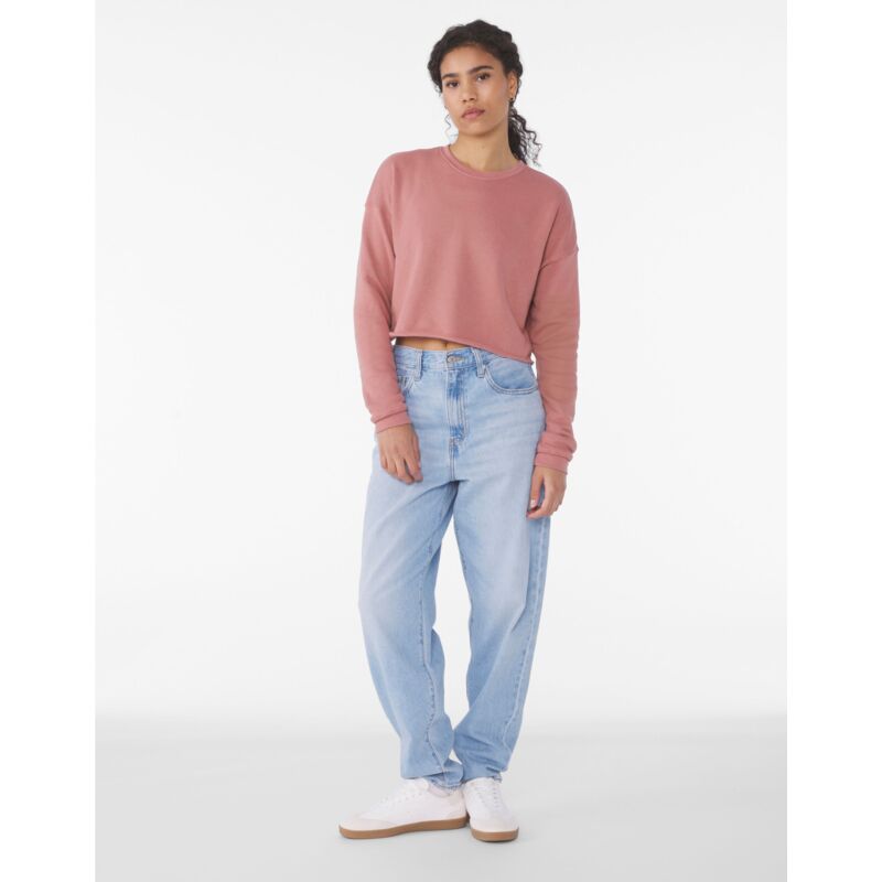 Women's Cropped Crew Fleece Thumbnail