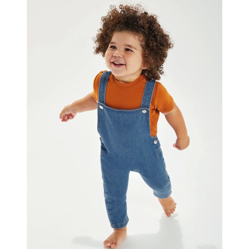 Baby Rocks Denim Dungarees Thumbnail