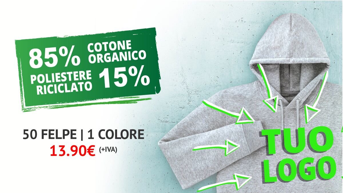 Promo Felpa Drummer personalizzata