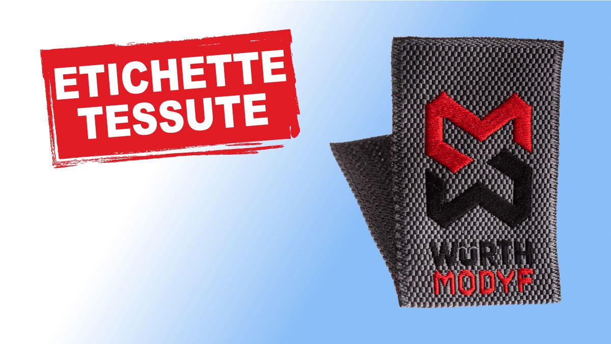 Promo etichette tessute personalizzate