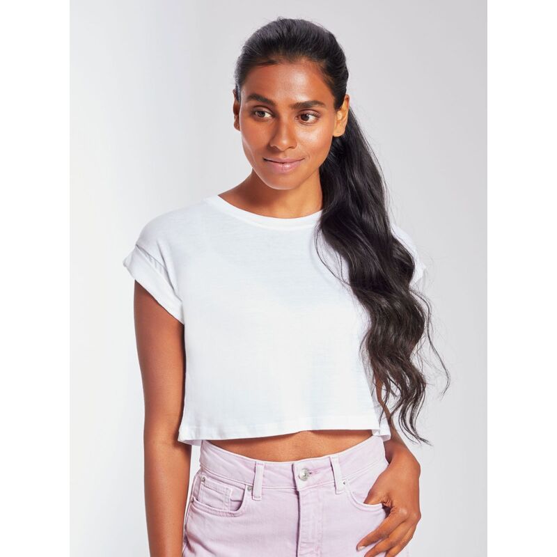 Women's Organic Crop Top T Thumbnail