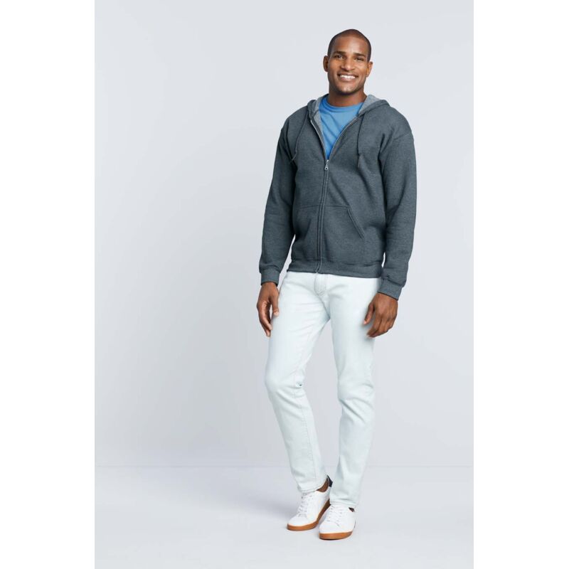 Felpa con cappuccio e cerniera intera Heavyweight Thumbnail