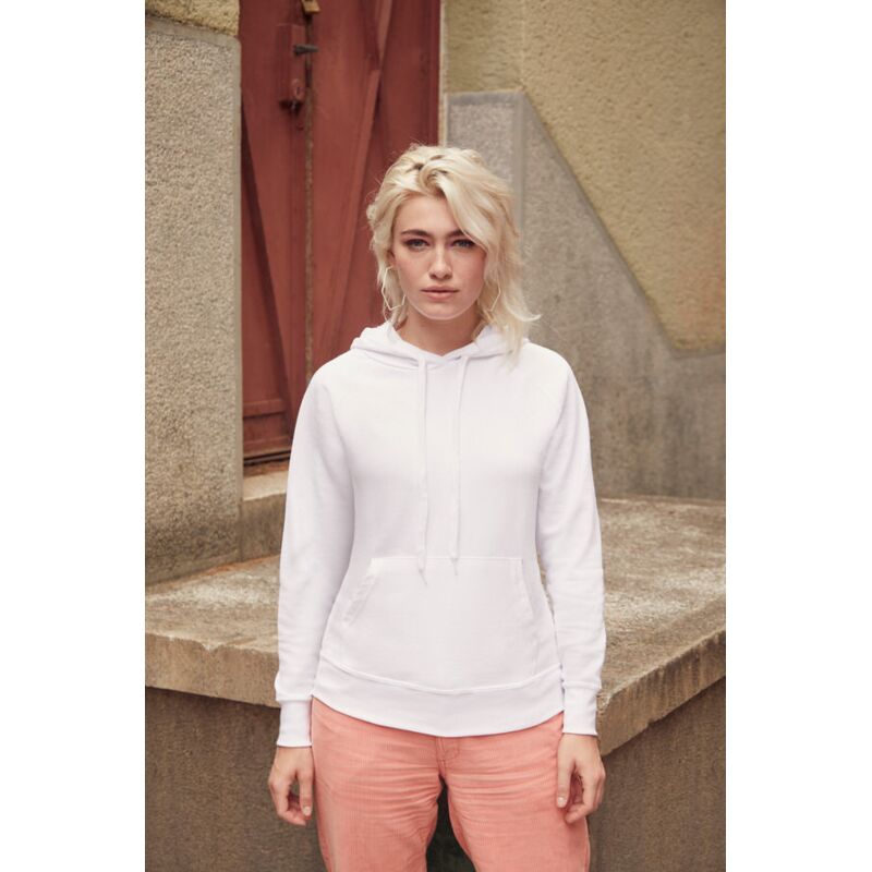Ladies Lightweight Hooded Sweat Thumbnail