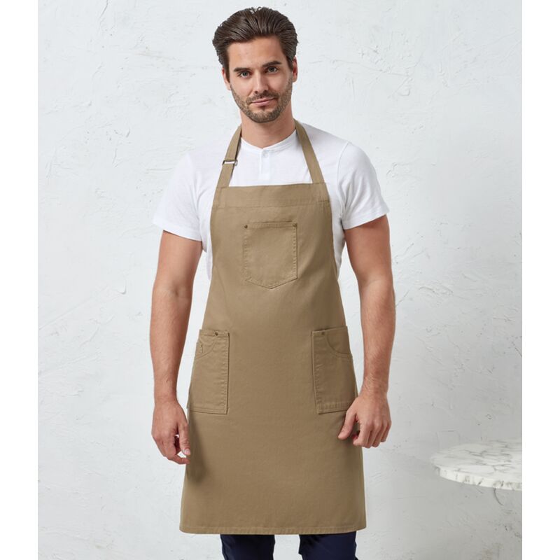 Cotton Chino Bib Apron Thumbnail